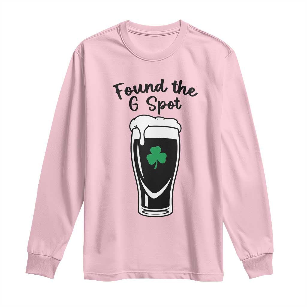 Funny St Patrick’s Day Beer Long Sleeve Shirt Found The G Spot