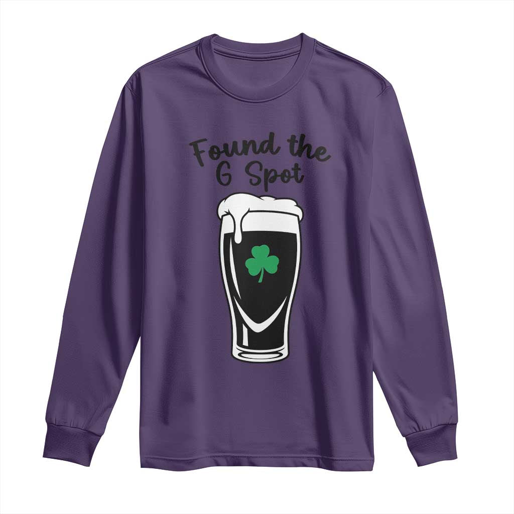 Funny St Patrick’s Day Beer Long Sleeve Shirt Found The G Spot