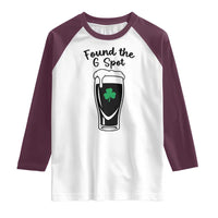 Funny St Patrick’s Day Beer Raglan Shirt Found The G Spot