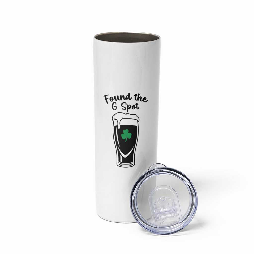 Funny St Patrick’s Day Beer Skinny Tumbler Found The G Spot