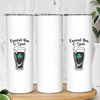 Funny St Patrick’s Day Beer Skinny Tumbler Found The G Spot