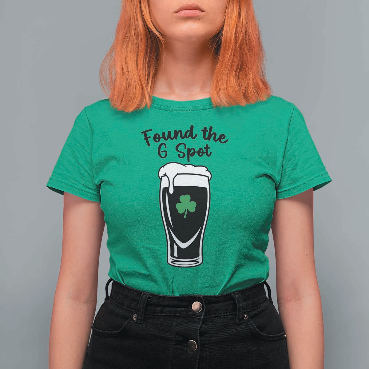 Funny St Patrick’s Day Beer T Shirt For Women Found The G Spot