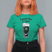 Funny St Patrick’s Day Beer T Shirt For Women Found The G Spot