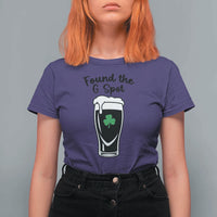 Funny St Patrick’s Day Beer T Shirt For Women Found The G Spot