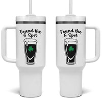 Funny St Patrick’s Day Beer Tumbler With Handle Found The G Spot