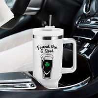 Funny St Patrick’s Day Beer Tumbler With Handle Found The G Spot