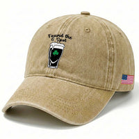 Funny St Patrick’s Day Beer Washed Cotton Baseball Cap Found The G Spot