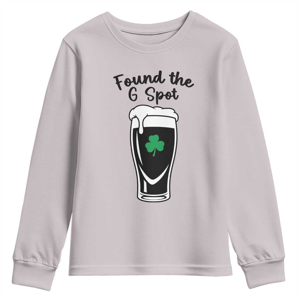 Funny St Patrick’s Day Beer Youth Sweatshirt Found The G Spot