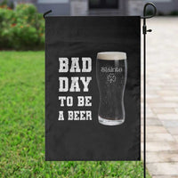 Irish Shamrock Beer Garden Flag Bad Day To Be A Beer