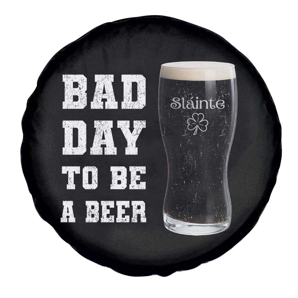 Irish Shamrock Beer Spare Tire Cover Bad Day To Be A Beer