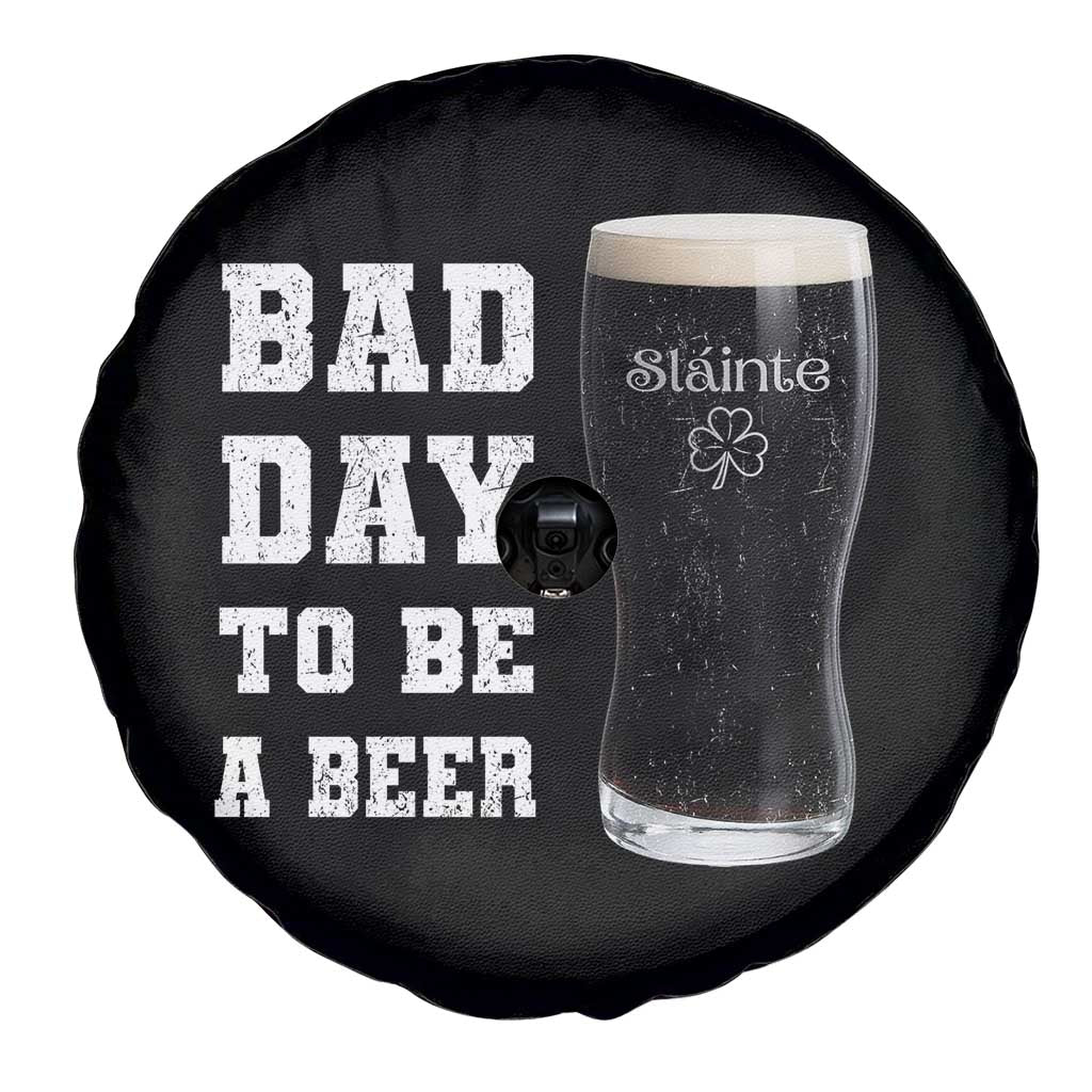 Irish Shamrock Beer Spare Tire Cover Bad Day To Be A Beer