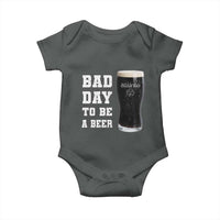 Irish Shamrock Beer Baby Onesie Bad Day To Be A Beer