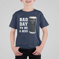 Irish Shamrock Beer T Shirt For Kid Bad Day To Be A Beer