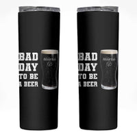Irish Shamrock Beer Skinny Tumbler Bad Day To Be A Beer