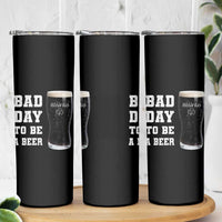 Irish Shamrock Beer Skinny Tumbler Bad Day To Be A Beer
