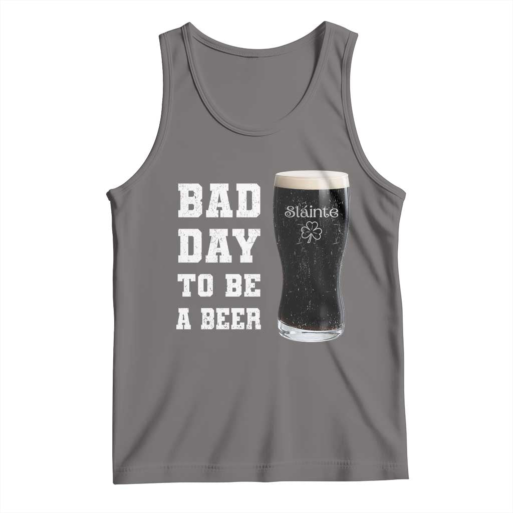 Irish Shamrock Beer Tank Top Bad Day To Be A Beer