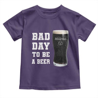 Irish Shamrock Beer Toddler T Shirt Bad Day To Be A Beer