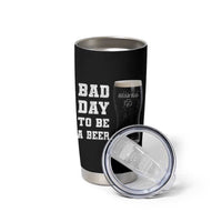 Irish Shamrock Beer Tumbler Cup Bad Day To Be A Beer