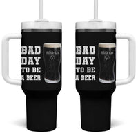 Irish Shamrock Beer Tumbler With Handle Bad Day To Be A Beer