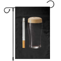 Irish Shamrock Beer Smoking Pub Drinking Humor Garden Flag
