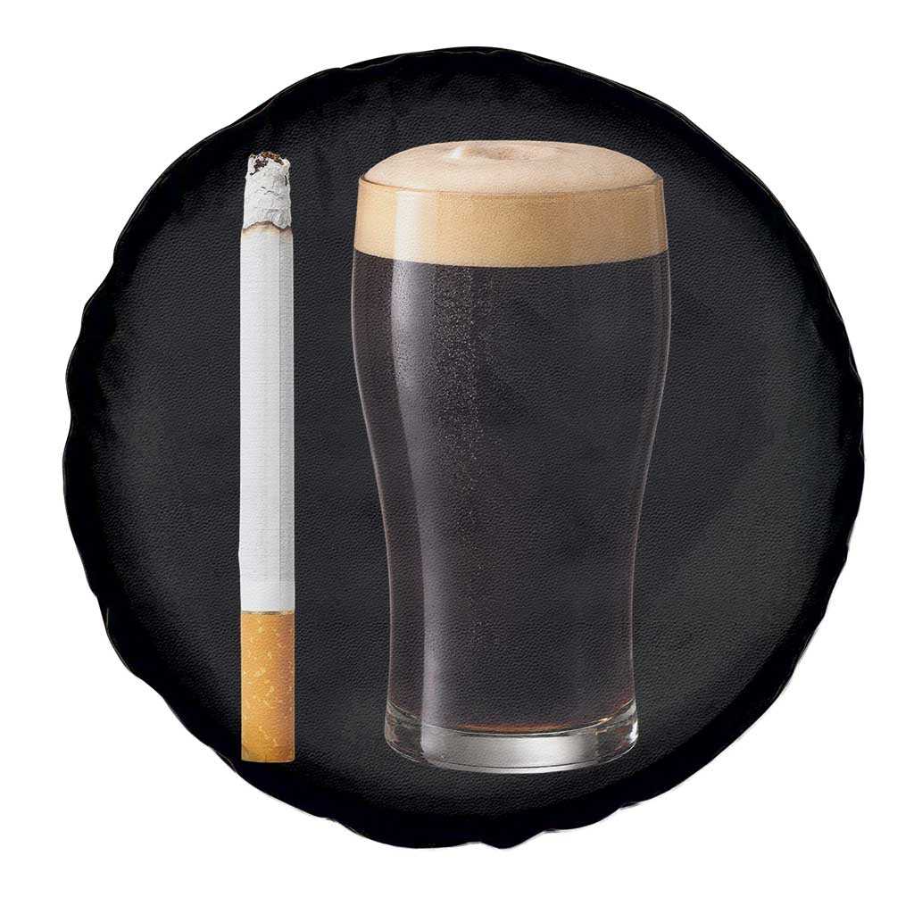 Irish Shamrock Beer Smoking Pub Drinking Humor Spare Tire Cover