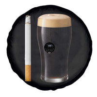 Irish Shamrock Beer Smoking Pub Drinking Humor Spare Tire Cover