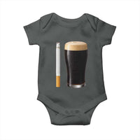 Irish Shamrock Beer Smoking Pub Drinking Humor Baby Onesie