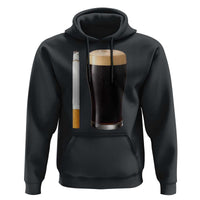Irish Shamrock Beer Smoking Pub Drinking Humor Hoodie