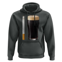 Irish Shamrock Beer Smoking Pub Drinking Humor Hoodie