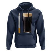 Irish Shamrock Beer Smoking Pub Drinking Humor Hoodie