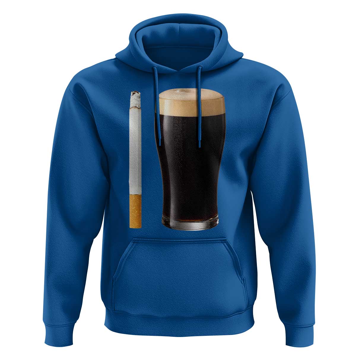 Irish Shamrock Beer Smoking Pub Drinking Humor Hoodie