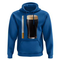 Irish Shamrock Beer Smoking Pub Drinking Humor Hoodie