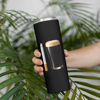 Irish Shamrock Beer Smoking Pub Drinking Humor Skinny Tumbler