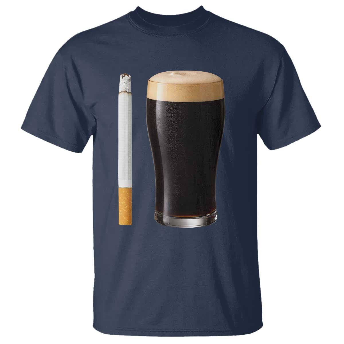 Irish Shamrock Beer Smoking Pub Drinking Humor T Shirt