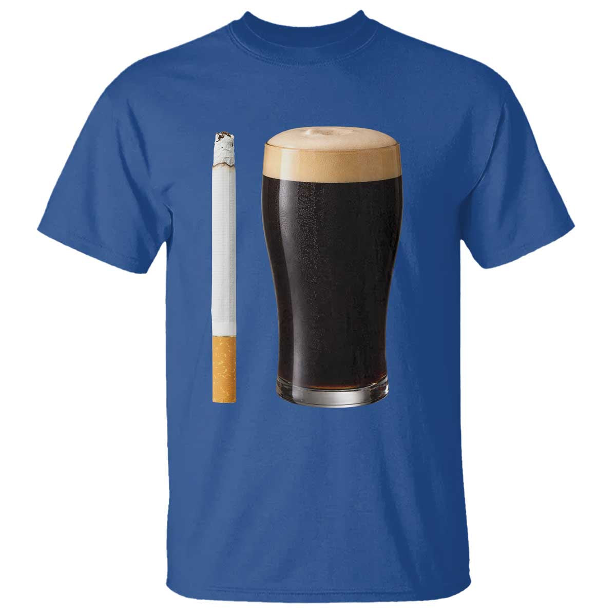 Irish Shamrock Beer Smoking Pub Drinking Humor T Shirt
