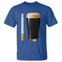 Irish Shamrock Beer Smoking Pub Drinking Humor T Shirt