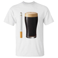Irish Shamrock Beer Smoking Pub Drinking Humor T Shirt