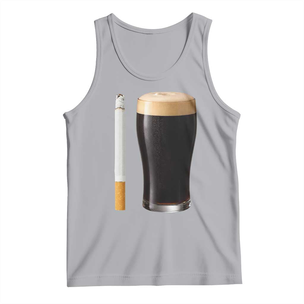 Irish Shamrock Beer Smoking Pub Drinking Humor Tank Top