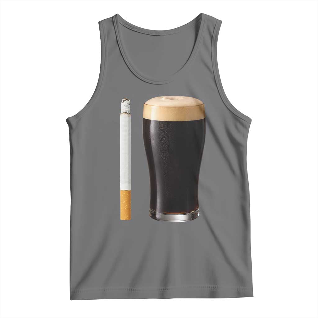 Irish Shamrock Beer Smoking Pub Drinking Humor Tank Top