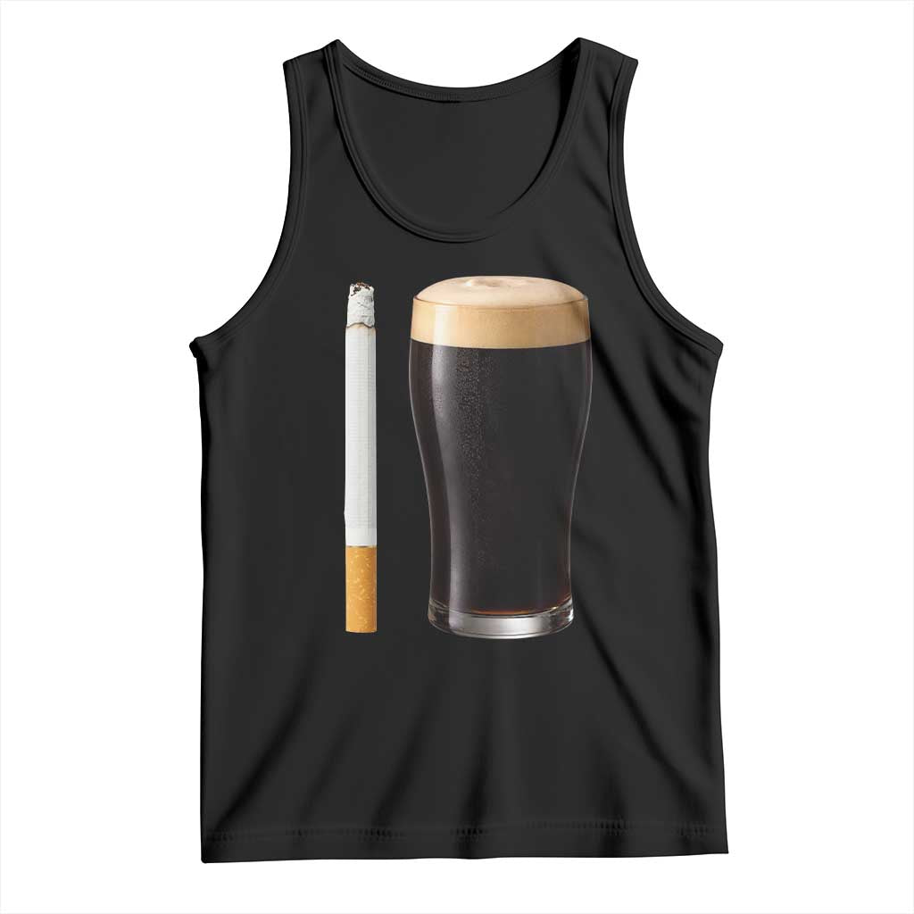 Irish Shamrock Beer Smoking Pub Drinking Humor Tank Top