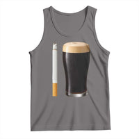 Irish Shamrock Beer Smoking Pub Drinking Humor Tank Top