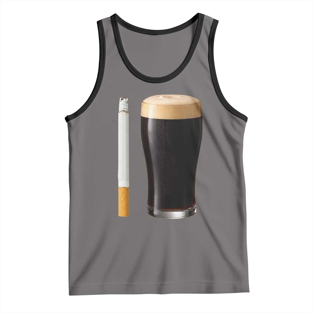Irish Shamrock Beer Smoking Pub Drinking Humor Tank Top