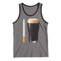 Irish Shamrock Beer Smoking Pub Drinking Humor Tank Top