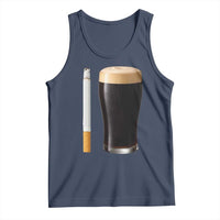 Irish Shamrock Beer Smoking Pub Drinking Humor Tank Top