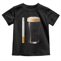 Irish Shamrock Beer Smoking Pub Drinking Humor Toddler T Shirt