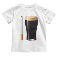 Irish Shamrock Beer Smoking Pub Drinking Humor Toddler T Shirt