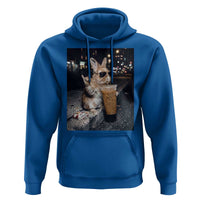 Funny Bunny Drinking Diet Coke Hoodie Vintage 90s Graphic Meme