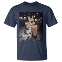 Funny Bunny Drinking Diet Coke T Shirt Vintage 90s Graphic Meme