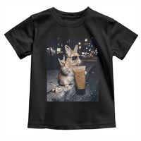 Funny Bunny Drinking Diet Coke Toddler T Shirt Vintage 90s Graphic Meme