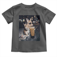 Funny Bunny Drinking Diet Coke Toddler T Shirt Vintage 90s Graphic Meme